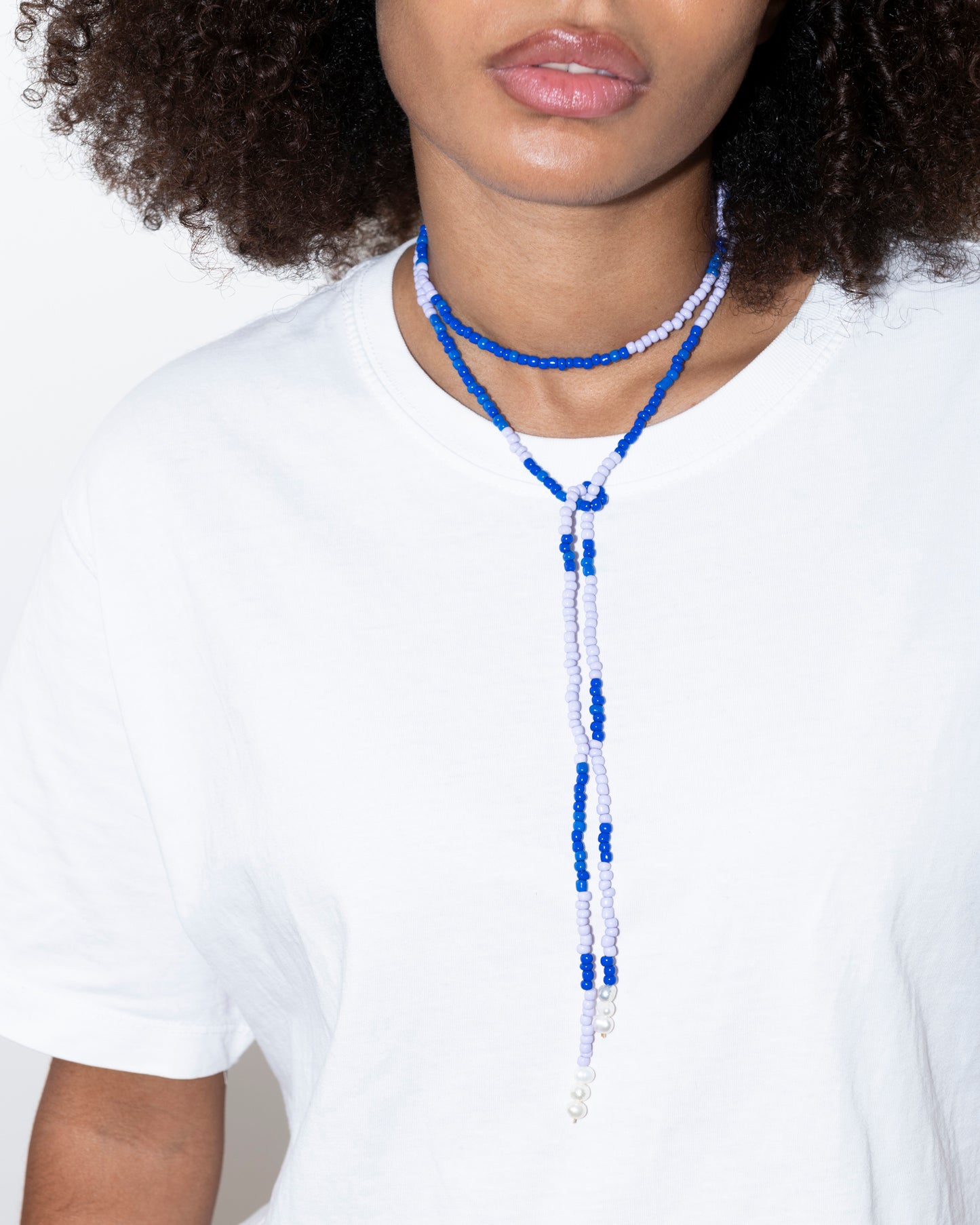 Collier SALT AND PEARLS - Lila et bleu - DROP #4