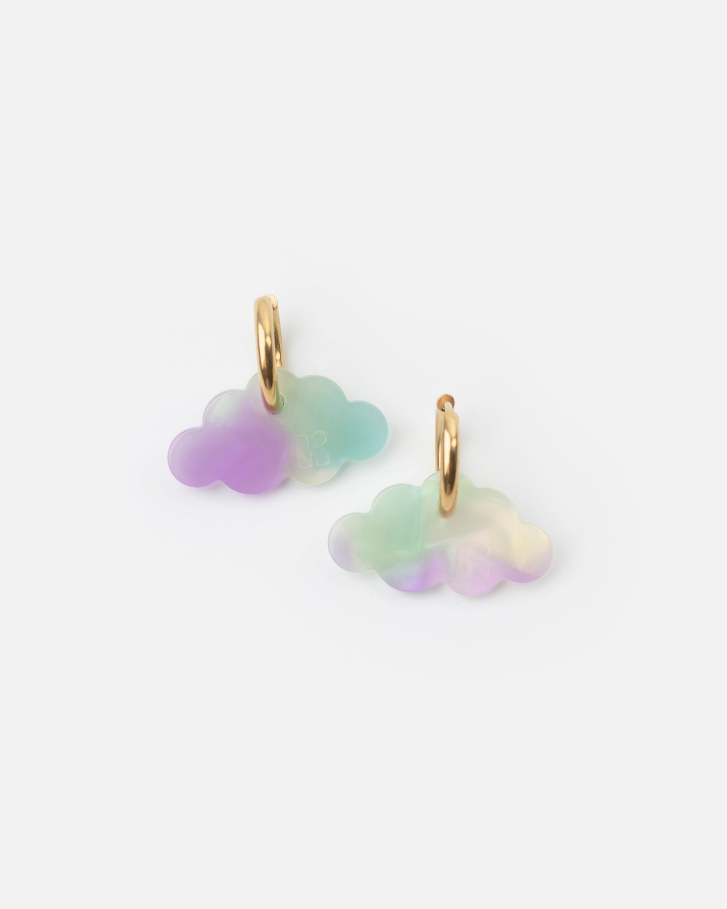 Boucles d'oreilles NUAGE - Sirène -
