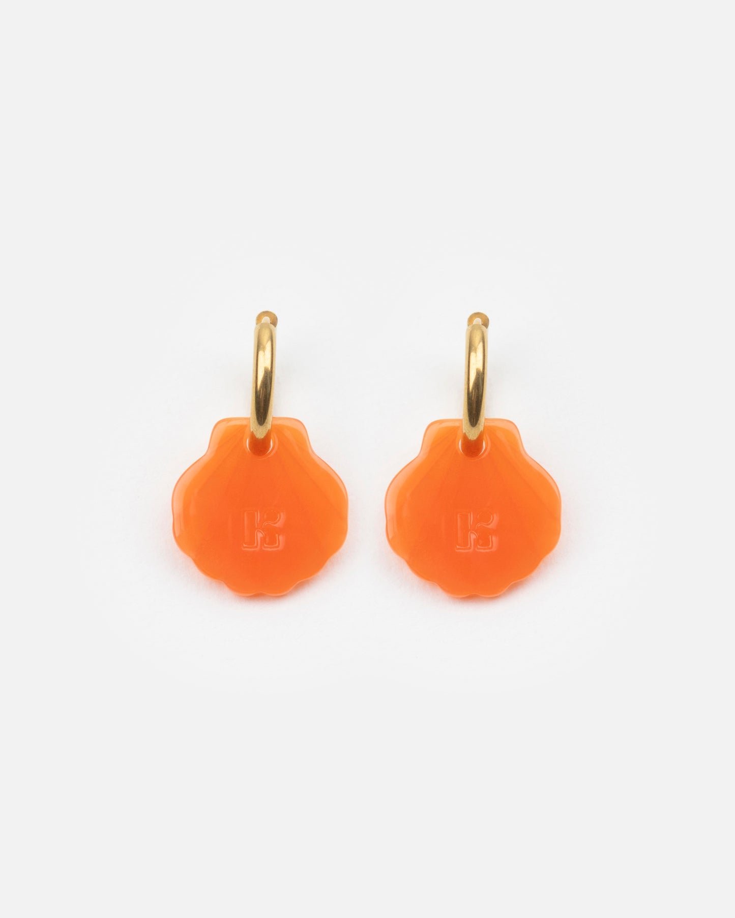 Boucles d'oreilles BABY MERMAID - Orange -