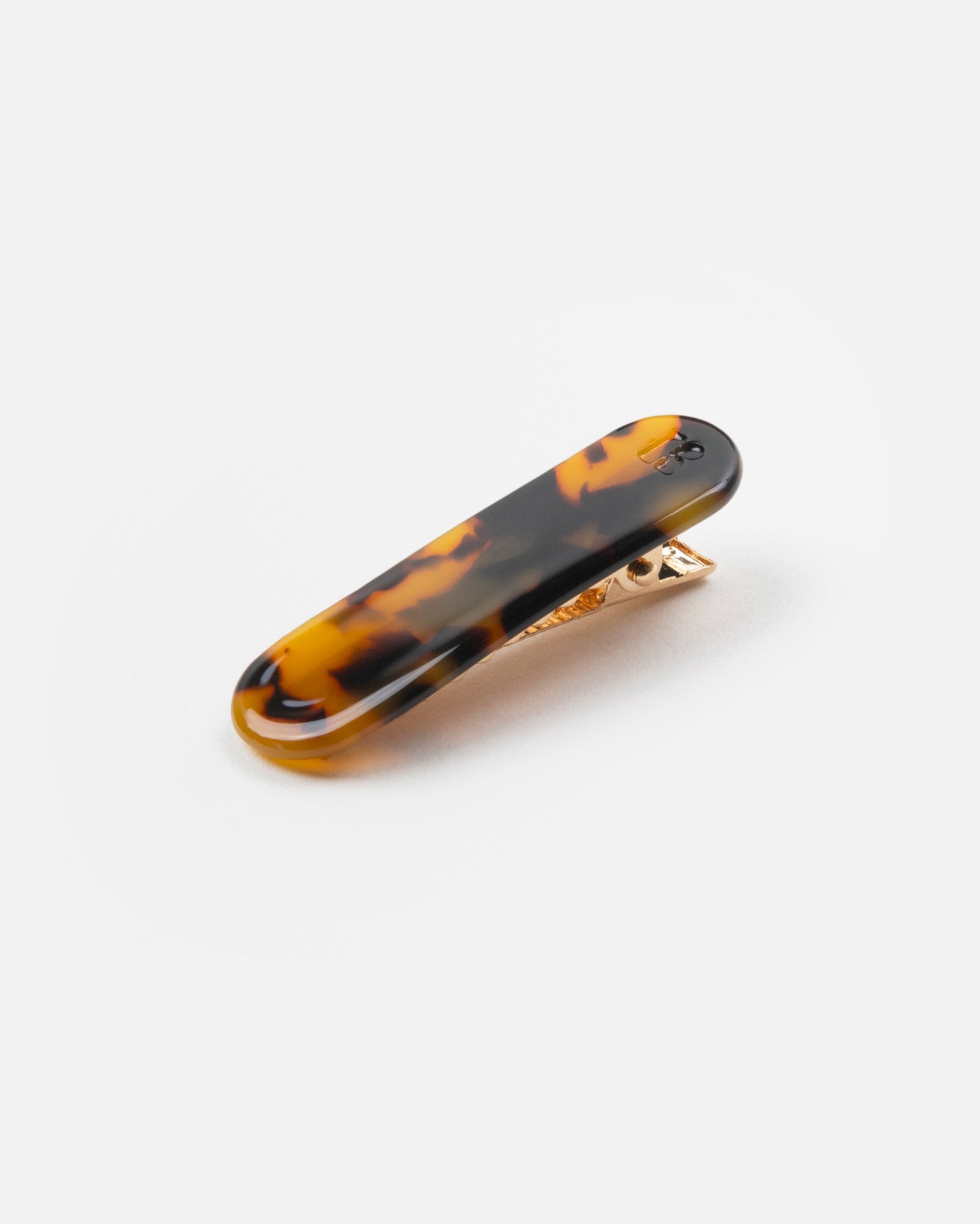 Barrette ARRONDIE - Écaille -