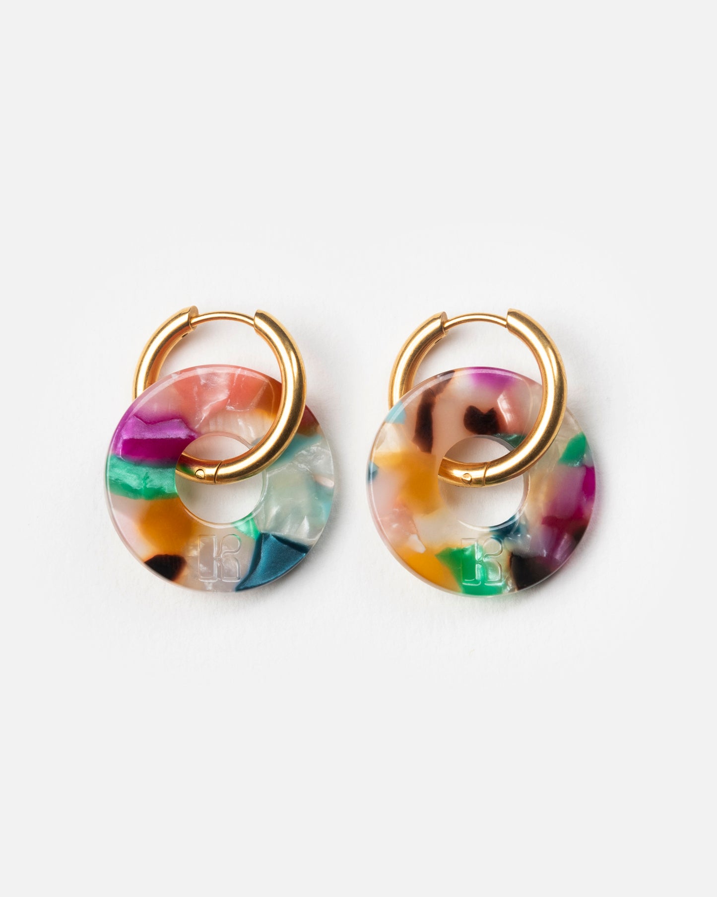 Boucles d'oreilles DONUTS - Confettis -