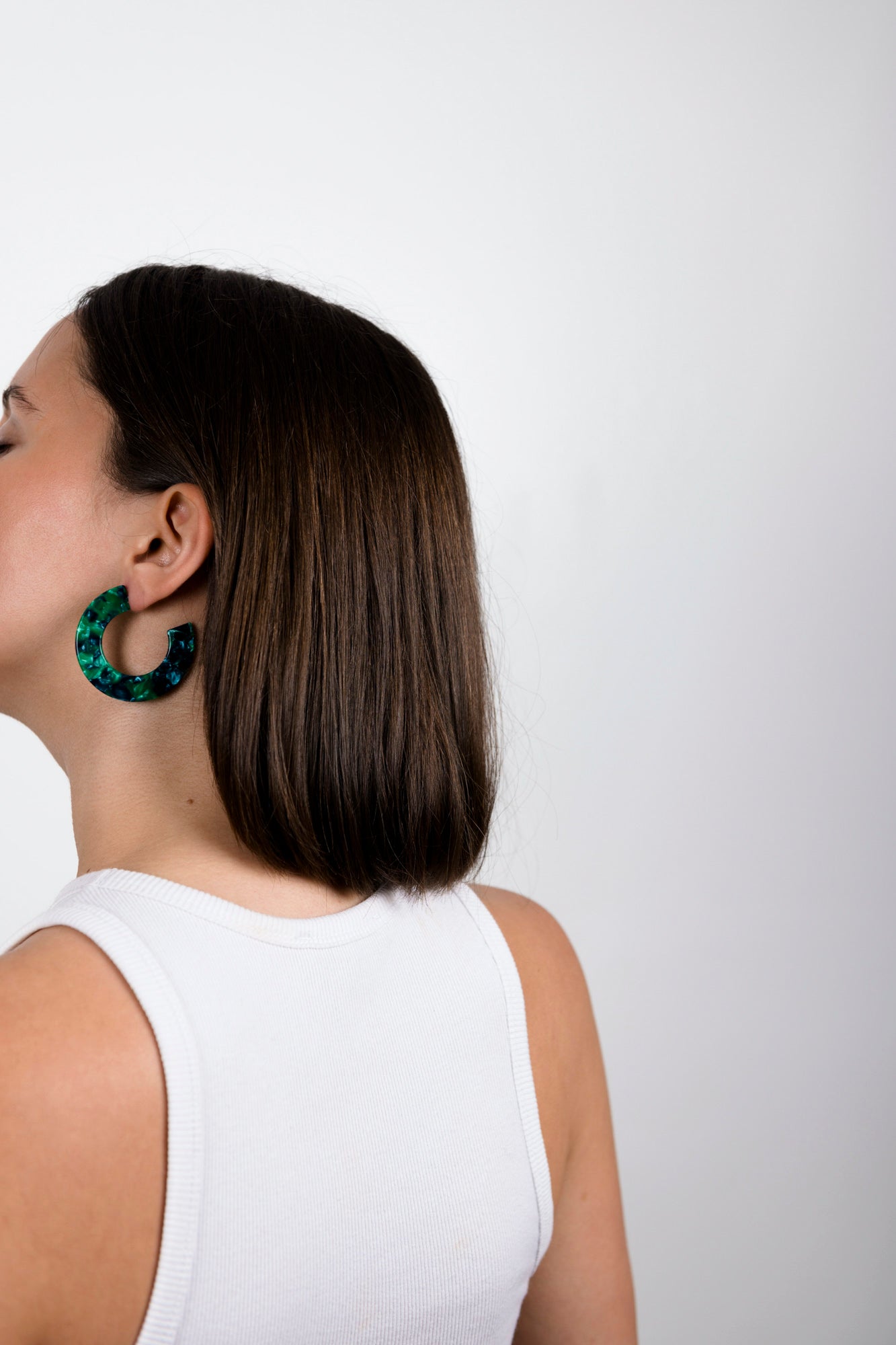 Boucles d'oreilles GINZA - Vertes -